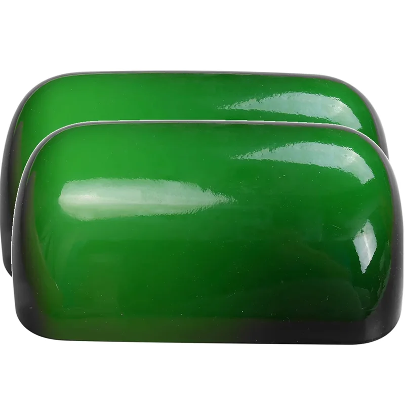 YLS-غطاء المصباح الزجاجي الجديد ذو اللون الأخضر/مصباح المصرفيين غطاء زجاجي عاكس الضوء #4