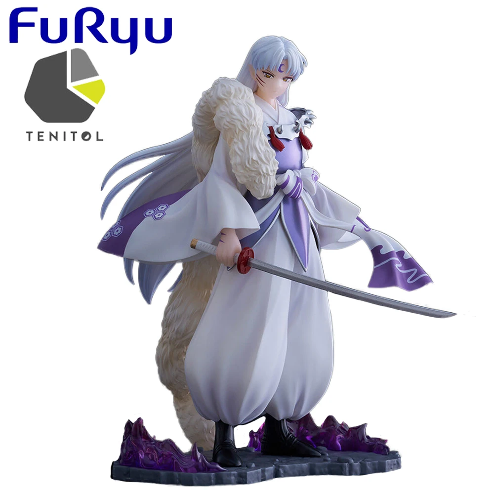 

Pre Sale Furyu Original Tenitol Inuyasha: A Feudal Fairy Tale Sesshoumaru 20Cm Anime Figures Collectible Model Toys Gifts Fans