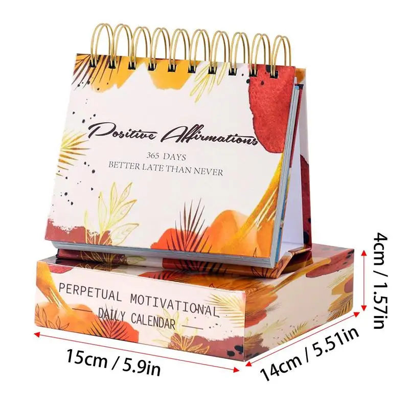 2024 Inspirational Desk Calendar Full-Color Daily Affirmation Calendar Humorous With Daily Inspirational Quotes Positive