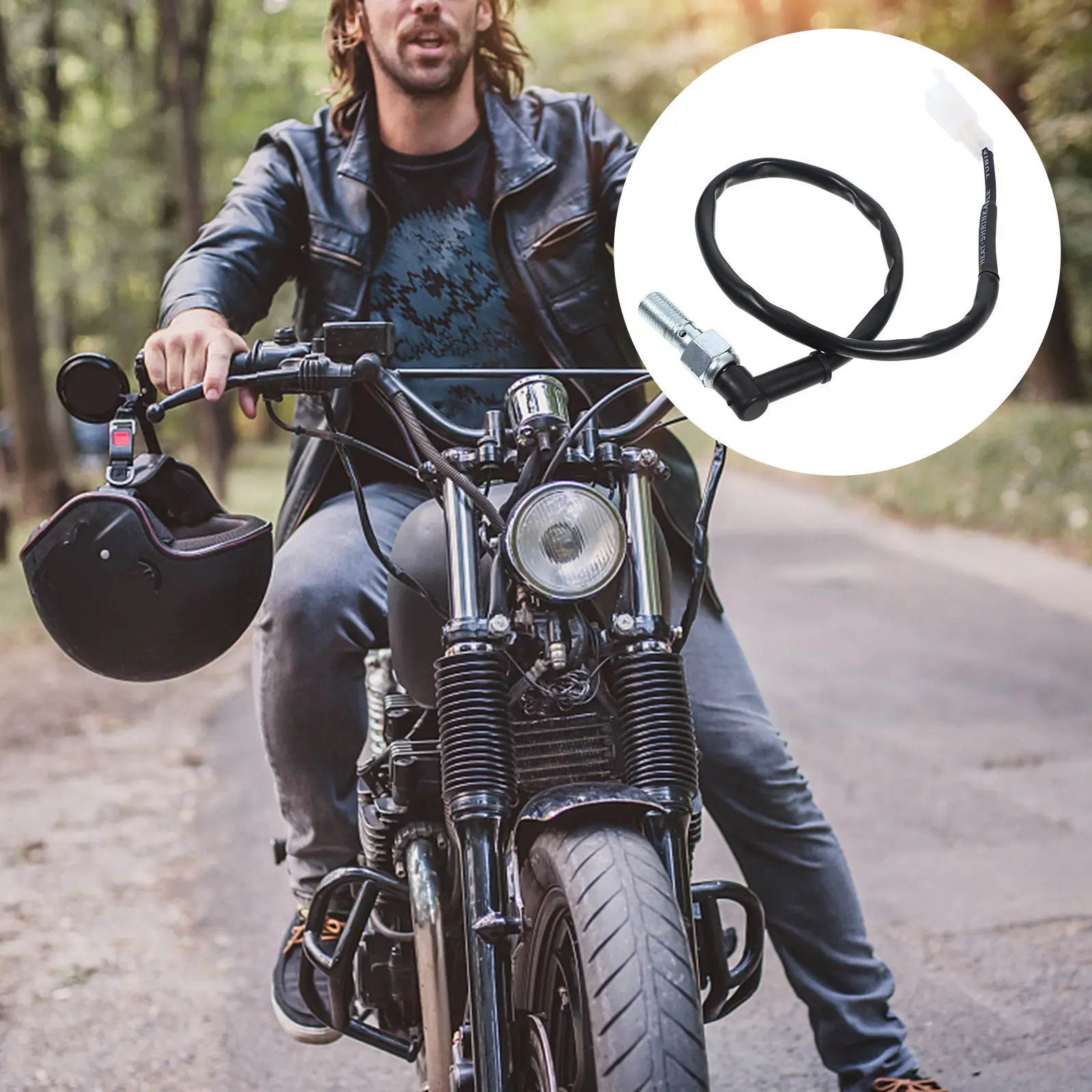 Hydraulic Brake Line Pressure Switch for Motorcycles Rear Light Tubing Aluminum Alloy Universal Brake System Safety Control