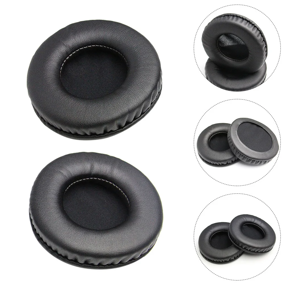 1 par de almofadas de fone de ouvido simples, substituição de almofadas de ouvido quebradas antigas, excelente desempenho de isolamento de som, almofadas de fone de ouvido confortáveis