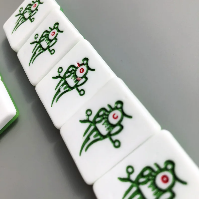 Refrigerator Magnet Creative Simulated Chinese Mahjong Magnetic Sticker Fridge Magnet Home Decoration Games Gifts Good Fortune