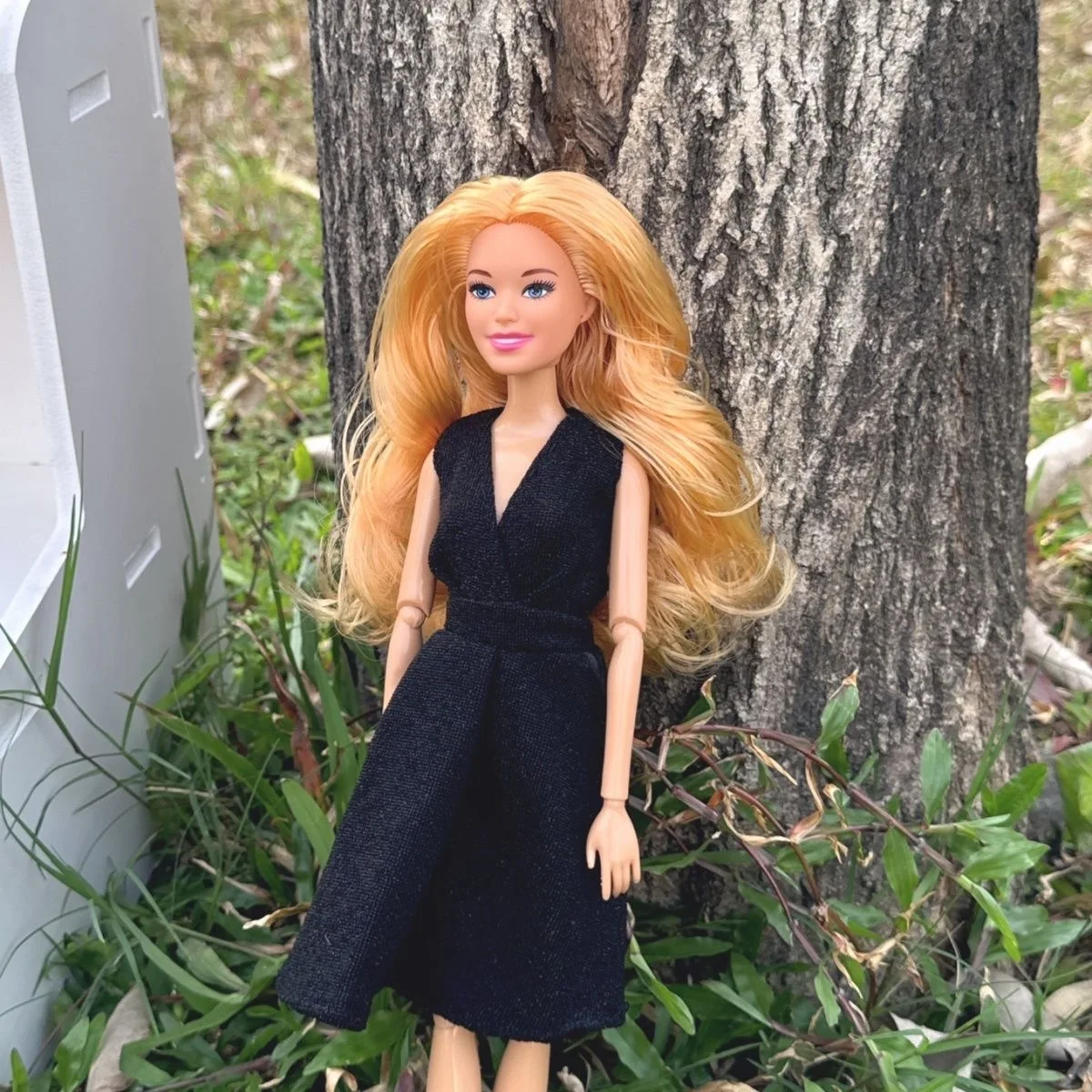 2025 ใหม่แฟชั่น Supermodel BABI ตุ๊กตา 30 ซม.1/6 BJD อารมณ์ชุดราตรีสีดําชุดตุ๊กตาข้อต่อ Movable สาวของขวัญวันเกิด