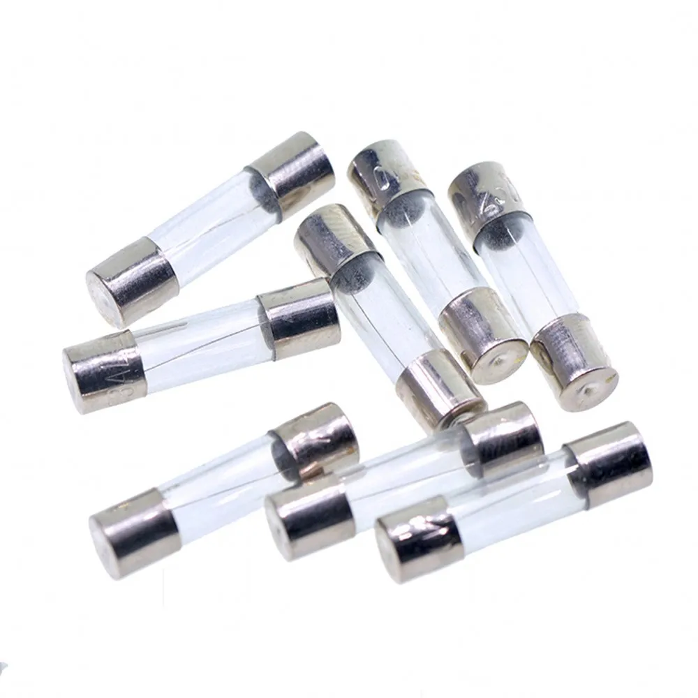 100Pcs Set 5*20mm 10A Quick Blow Glass Tube Fuse Assorted Kits,Fast-blow Glass Fuses