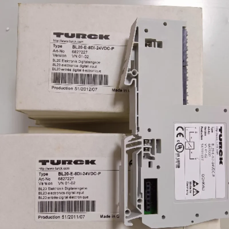 

New BL20-E-8DI-24VDC-P bus module 6827227 in stock for quick delivery