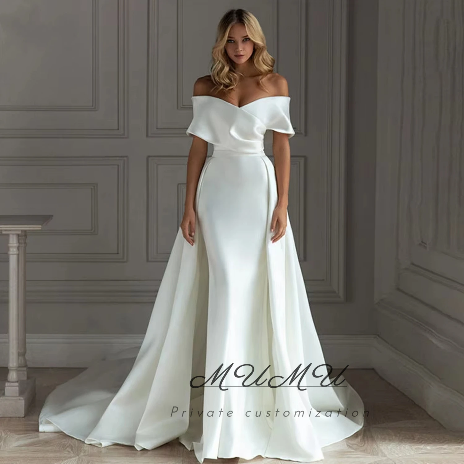 

MuMu Customized Wedding Dresses for Women 2025 Long Dresses فساتين سهرات Платье На Выпускной Suitable Dresses on Request Bride