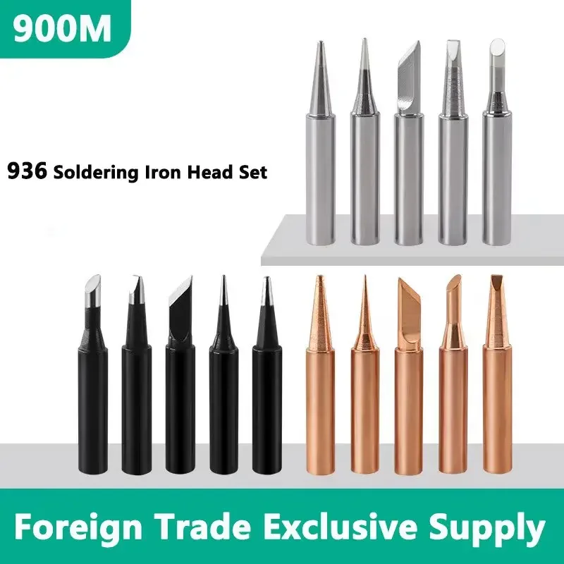 Solder Iron Tip Soldering Iron Pure Copper 900M Soldering Iron Lead-free Solder Tips Electric