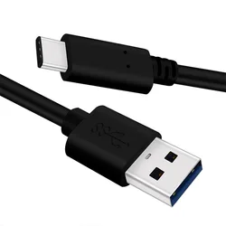 Black PVC 60W 3A Type C to USB 3.2 Gen 1 data QC 3.0 charging cable for xiaomi samsung huawei use