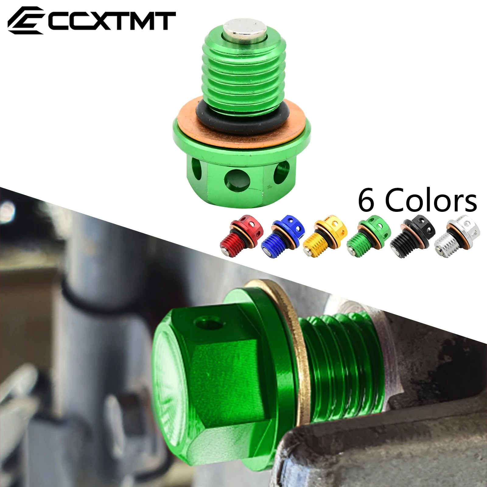 Motorcycle Oil Drain Plug Bolt Screw For Kawasaki  Balius Ninja 250R 250SL 400R 600R 650R 750R Z250 Z250R Z750 ZR750S Motocross