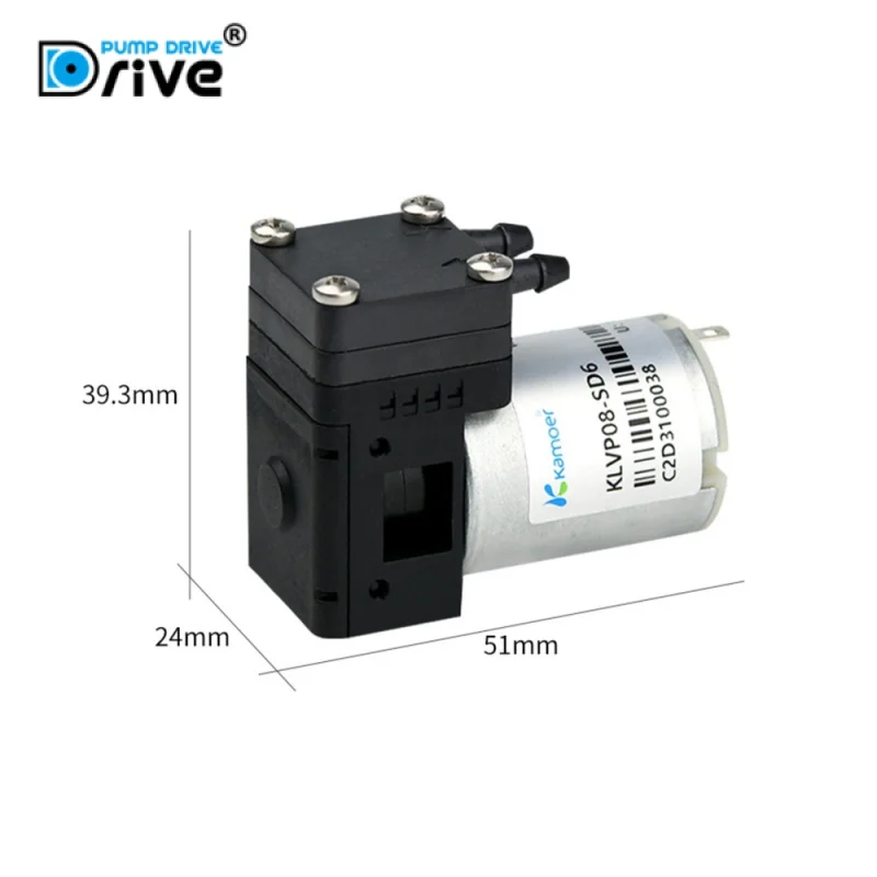 

6V Mini Diaphragm Pump for Aquarium/Fish Tank Oxygen & DIY Applications - Mute Motor, 0.8L/min, Blood Pressure Monitor