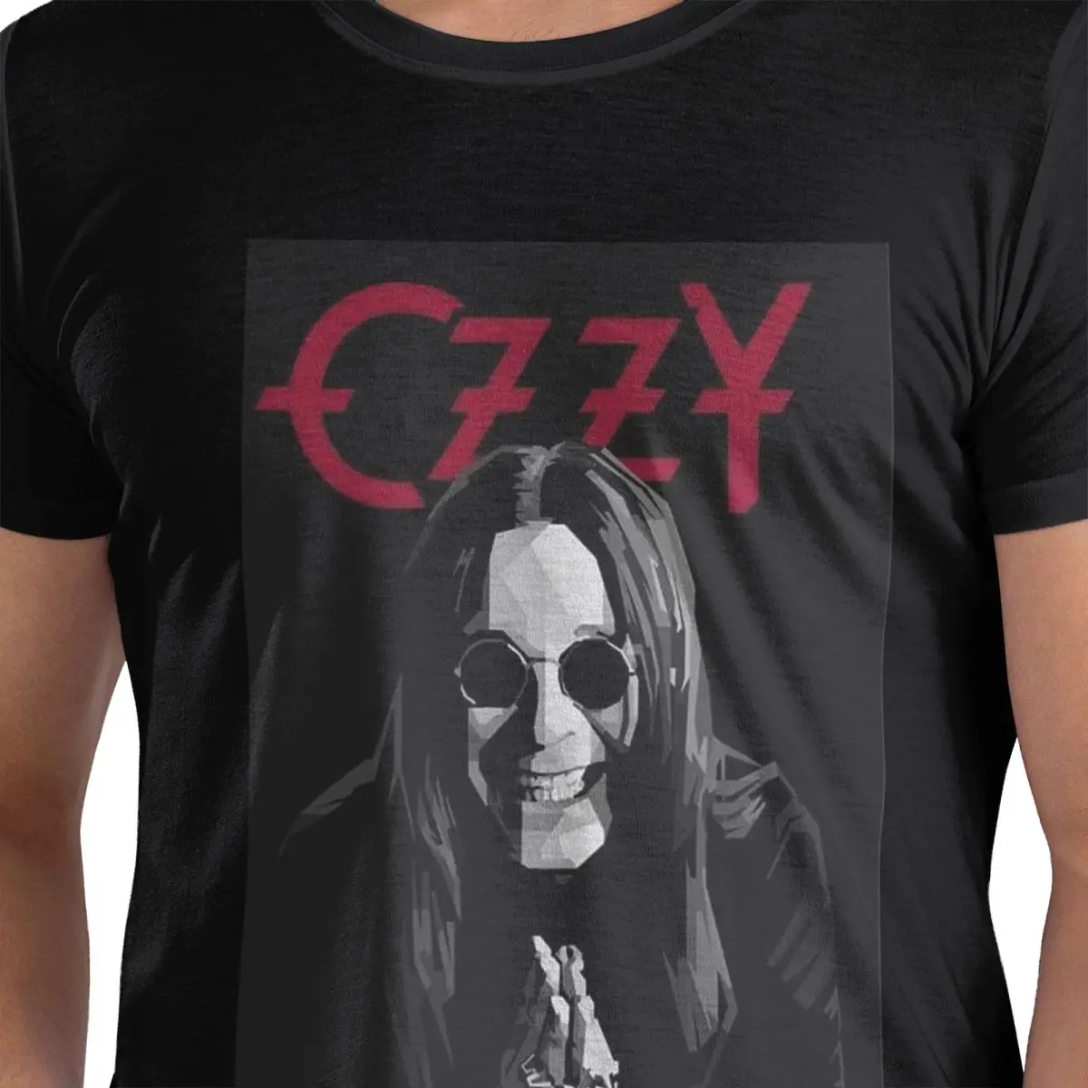 

Ozzy Osbourne Merch футболка из 100% хлопка мужские классические футболки мужские с круглым вырезом с коротким рукавом S-6XL
