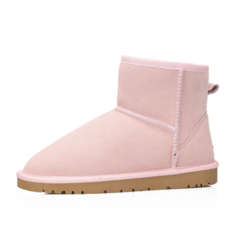 2026 New Style Thin-soled Fur-lined Winter Boots - Leather Boots for Men and Women - Short-Term Warmth -  Cotton Shoes