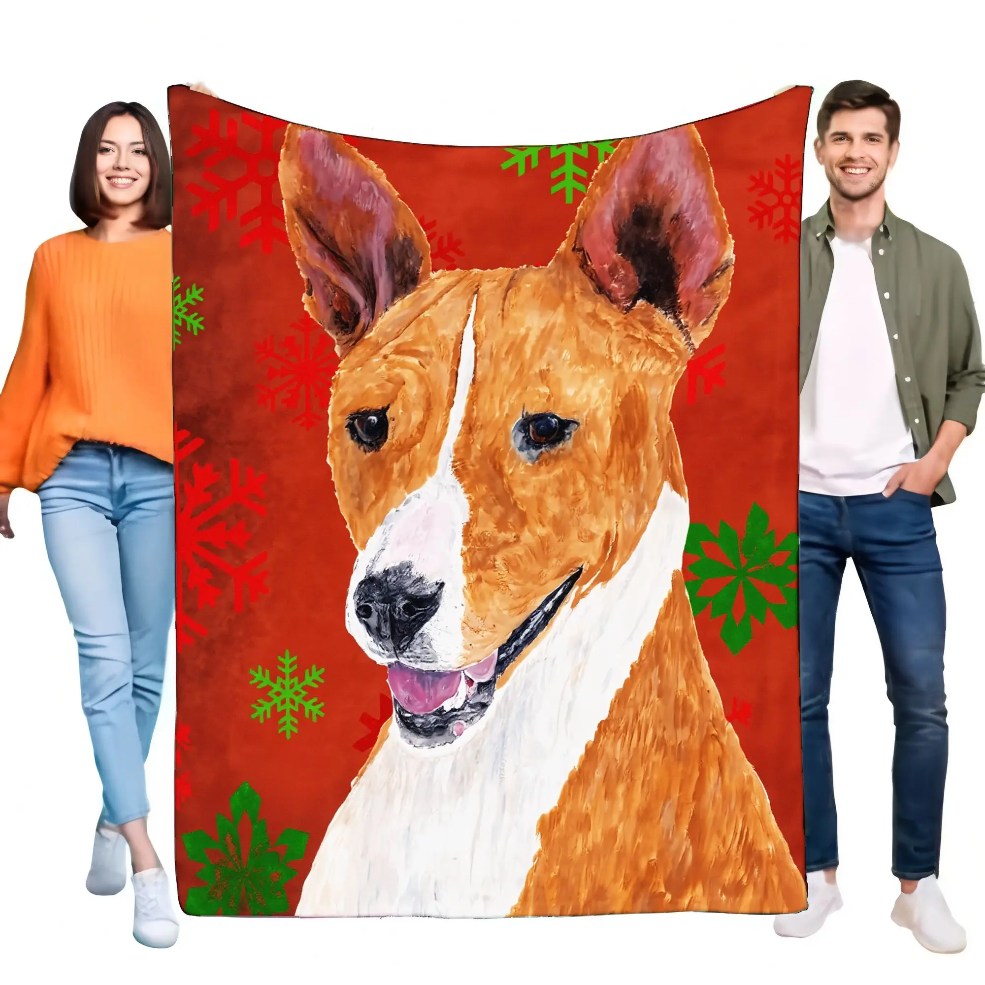 Acogedora manta para perros Basenji, manta suave para el hogar y el sofá, regalo decorativo cálido para amantes de las mascotas, ligera y elegante, perfecta para Al