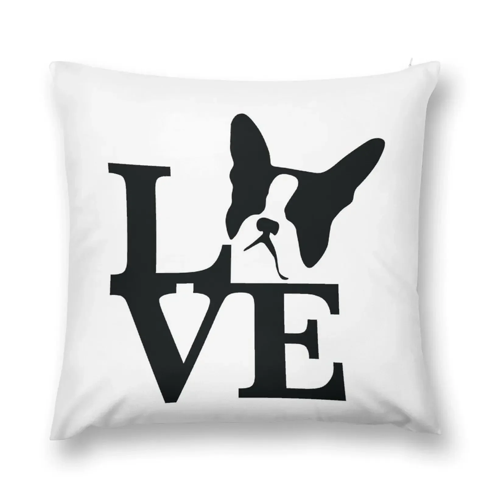 

Boston Terrier Love Throw Pillow ornamental pillows Cushion Child Luxury Cushion Cover pillow