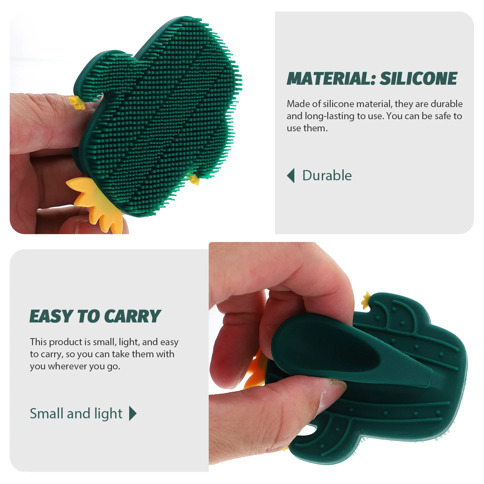 3 Stuks Siliconen Gezichtsborstel Zachte Gezicht Cleanser Scrubber Diep Schoon Vuil Talg Make-Up Remover Peeling Gezichtsreiniging Borstel