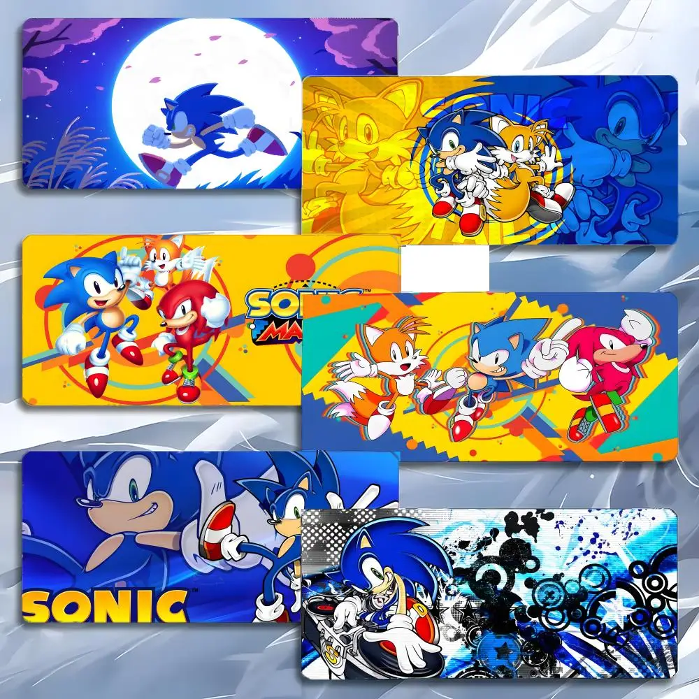 

game adventure S-Sonic the Hedgehog Mouse Pad Mousepad Large Gaming LockEdge Thickened PC Table Desk Mat