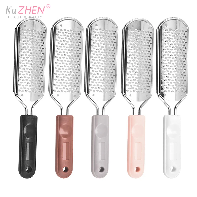 ملف القدم المهنية عرموش كعب مبشرة الصلب الجلد الميت الكالس مزيل باديكير ملف مبشرة القدم تقشير النسيج الغسيل #6