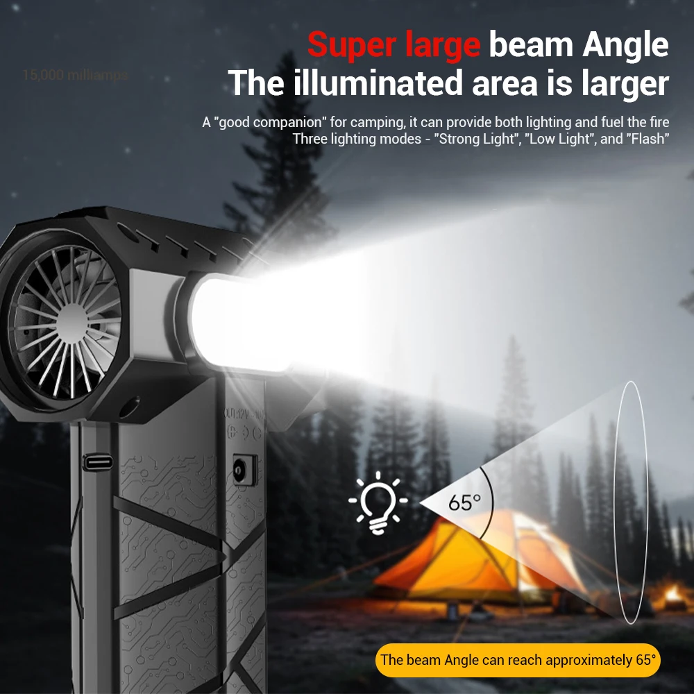 100WPRM منفاخ عنيف 700 جرام ضغط الرياح فرش السيارات 40 مللي متر توربو مروحة نفاثة 15000 مللي أمبير الغبار تهب لوحة المفاتيح تنظيف منفاخ الهواء #6