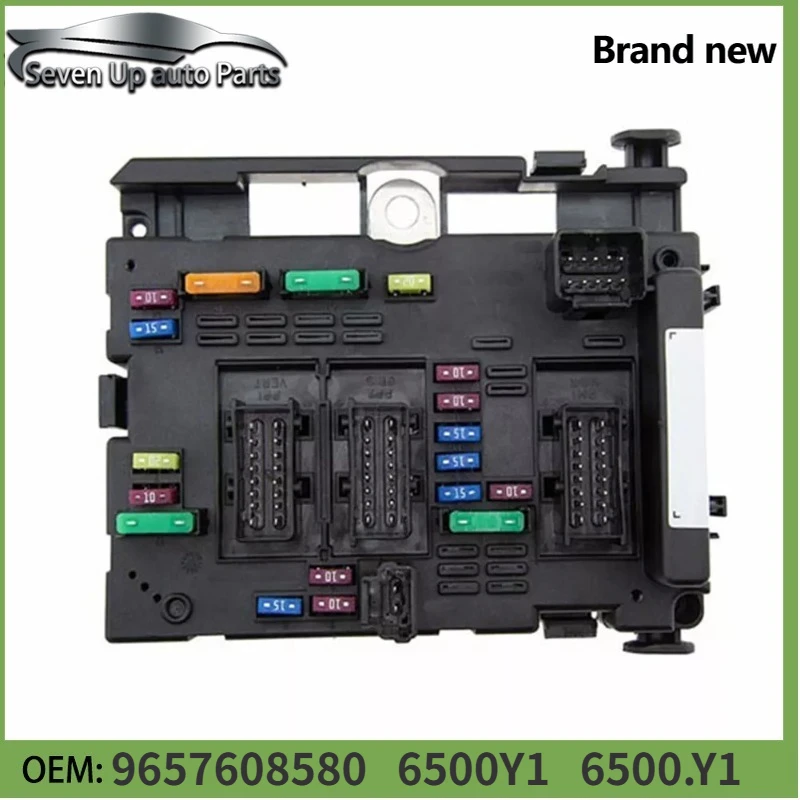 

9657608580 6500Y1 6500.Y1 Brand new Fuse Box Assembly Relay For Citroen Xsara Peugeot 206 Cabrio 307 Cabrio 406 Coupe 807