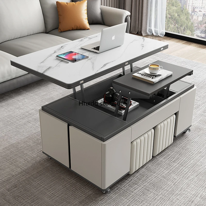 Extendable Simple Adjustable Side Table Design Multi Function Modern Folding Side Table Living Room Mesa Auxiliar Home Furniture