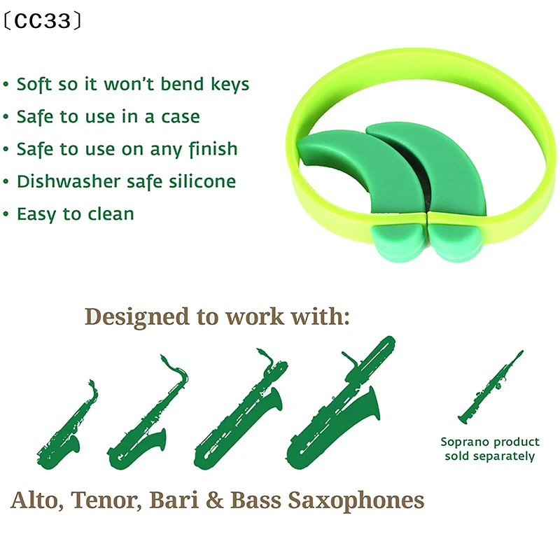 1Pc Saxophone Key Anti-Sticking Pad Silicone Saxophone Leather Pad Protector Saxophone Cleaning Maintenance Tool〔CC33〕