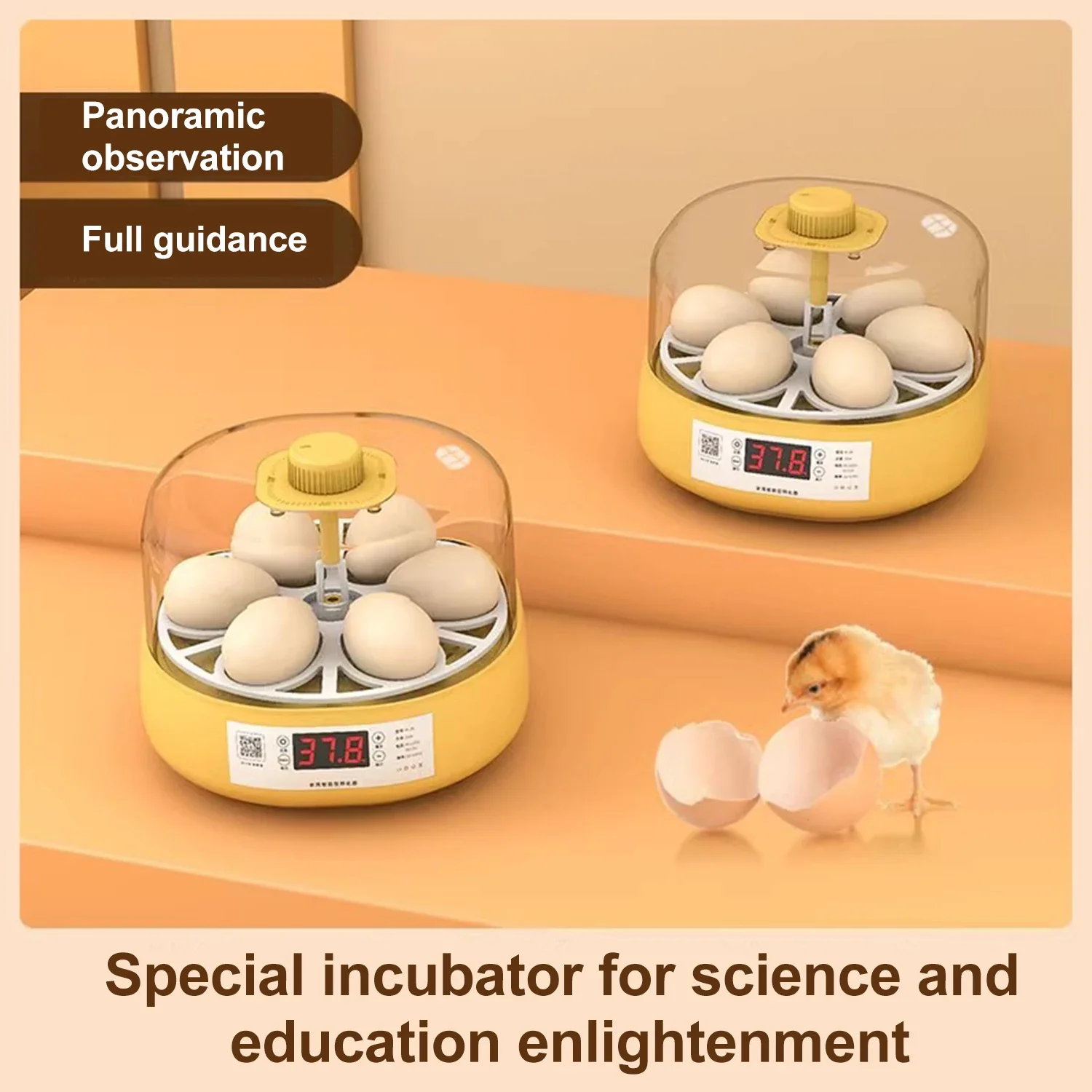 6/18 Eggs Incubator Household Mini Egg Incubator With Automatic Temperature Control For Duck Chicken Goose Quail Eggs Farm Tools