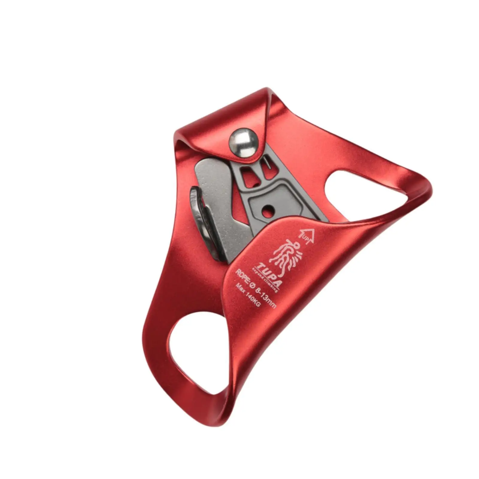 Rock Climbing Chest Ascender Ergonomic Anti Fall Off Safe Abdominal Riser Gear for Camping Survival Outdoor 8-13mm Rope Caving