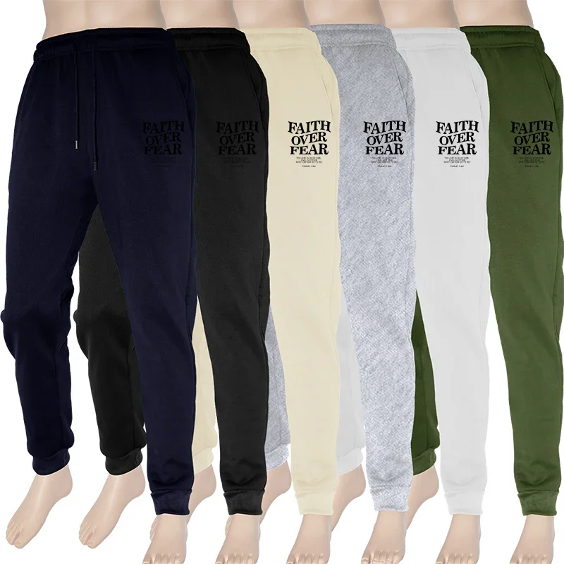 

New Printed Autumn Winter Men Women Running Joggers Fitness Sport Casual Gym Sweatpant Breathable Trousers