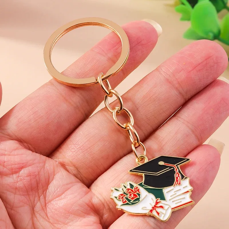 الإبداعية قبعة البكالوريوس قلادة المفاتيح فستان أكاديمي Keyrings للطلاب حقيبة يد سحر حفل التخرج اكسسوارات هدية #2