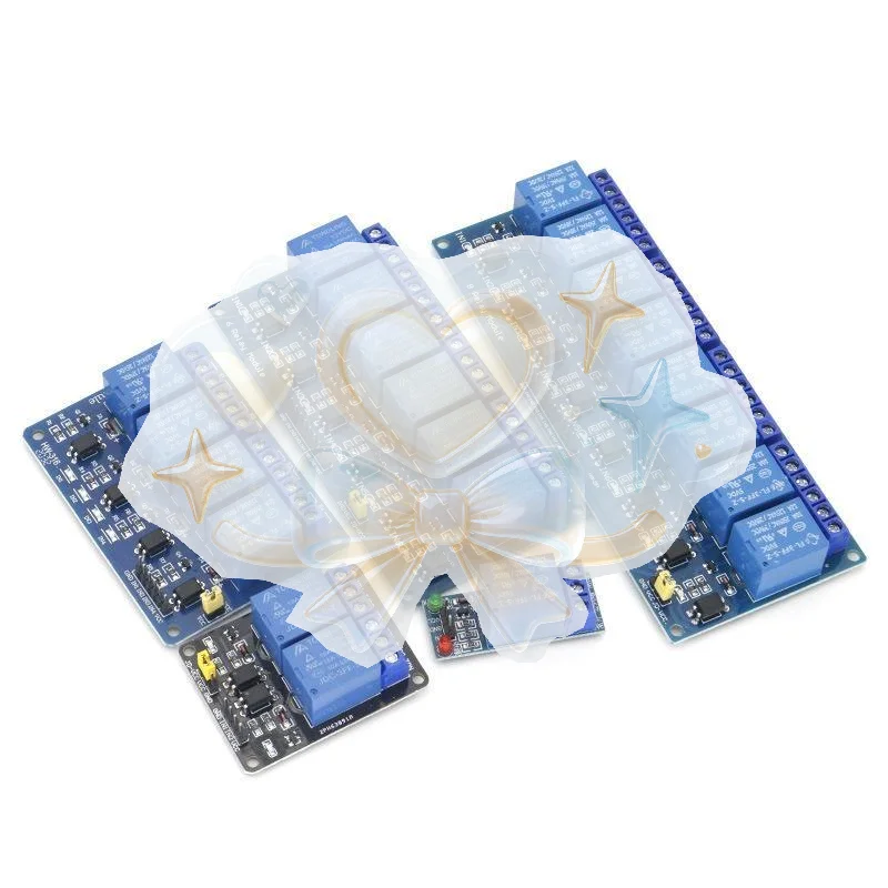 DC5V Relay Module with Optocoupler 1CH 2CH 4CH 8CH Optional for Solar Power System Control Battery Charge Management