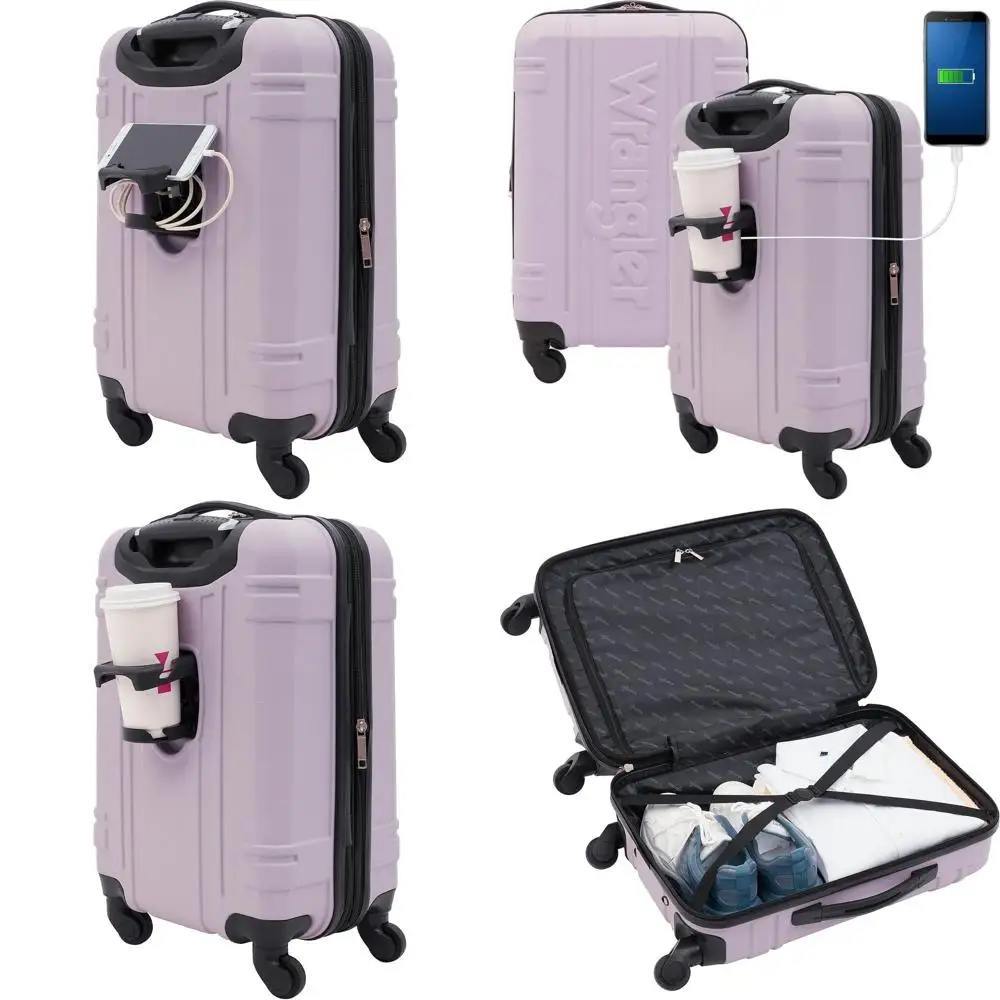 

20 Astral Lilac Hardshell Carry-On Luggage