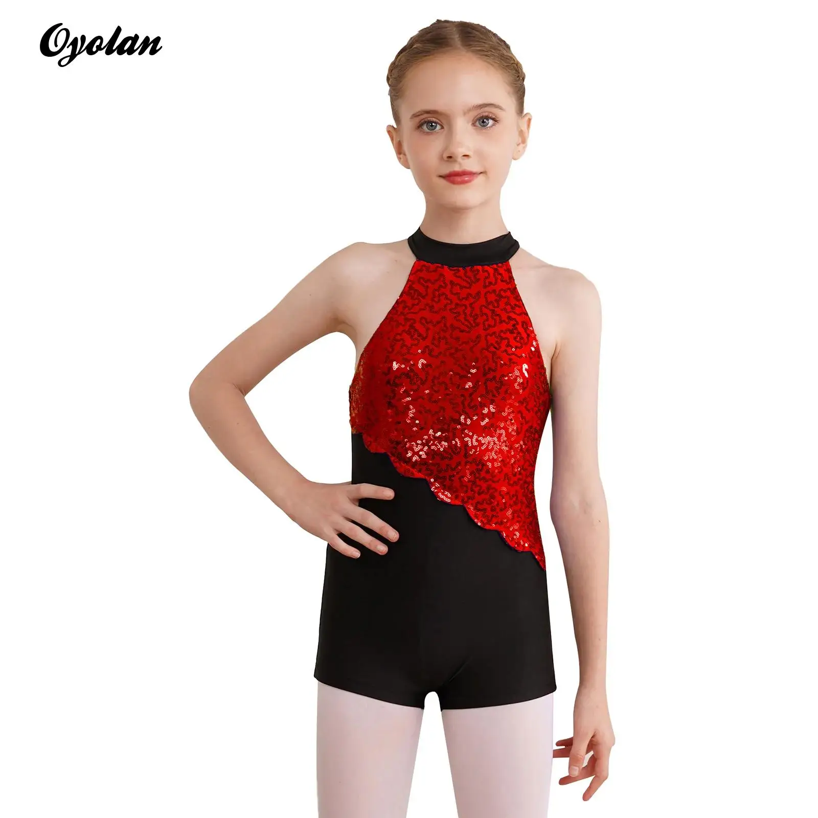 

Girls Ballet Jersey Unitards Ballet Biketard Jazz Latin Dance Performance Dancewear Gymnastics Artistic Skating Costume