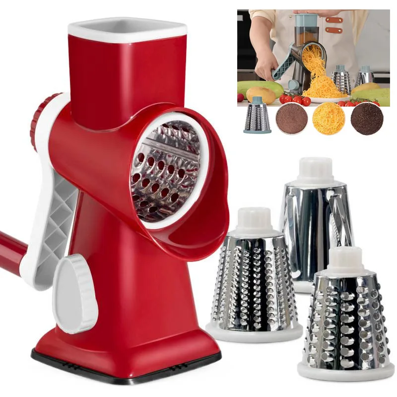 

Peanut Nuts Grinder Hand Cranked Drum Vegetable Cutter Household Kitchen Vegetable Slicer Practical Kitchen Small Tool Slicer