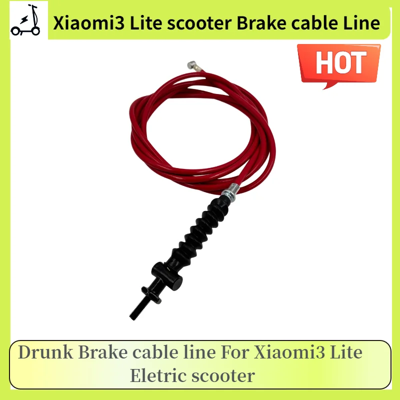 Brake Cable for Xiaomi3  Lite KickScooter XiaomiElectric Scooter Rear Wheel Brake Wise Line Assembly Parts