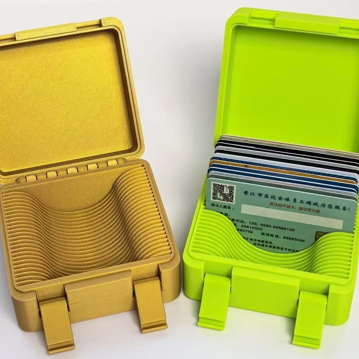 Multi Layer Card Holder Organizer Bank ID Card Storage Box Wear Resistant Durable Wallet Case With Precise Fixation Slots