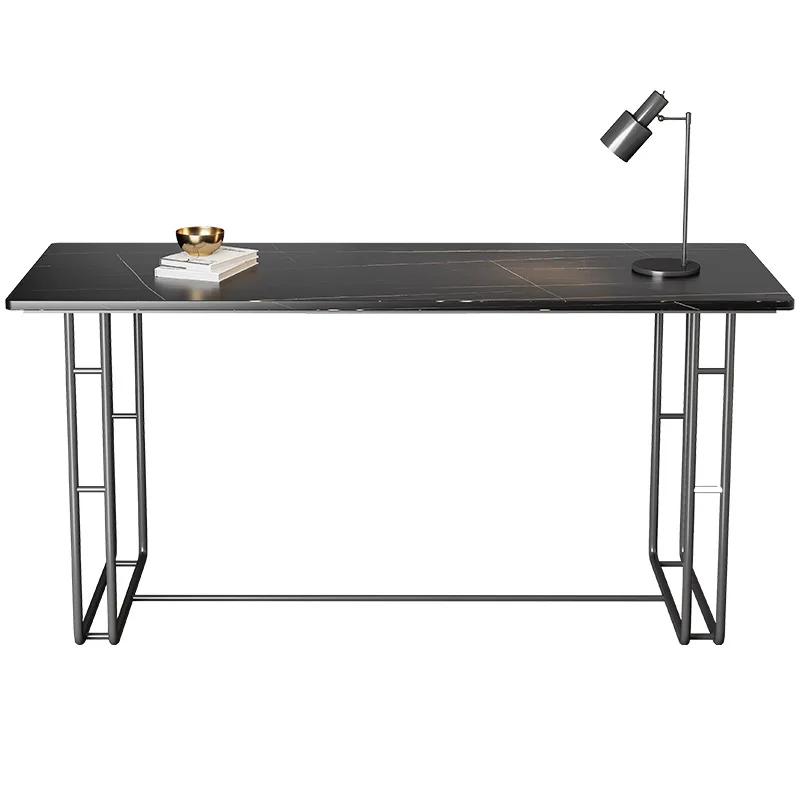Italian minimalist rock slab desk household Nordic word board study calligraphy table small apartment desk computer table