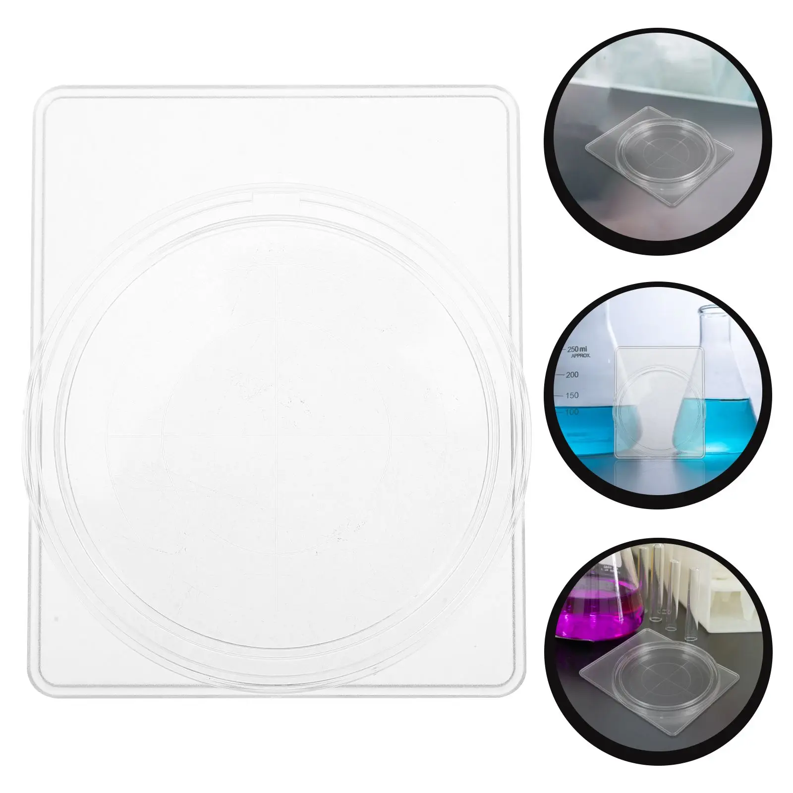 Пластиковая лабораторная коробка для отбора проб, фильтр-мембрана, контейнер для хранения для атмосферных частиц, экологическое тестирование, лаборатория