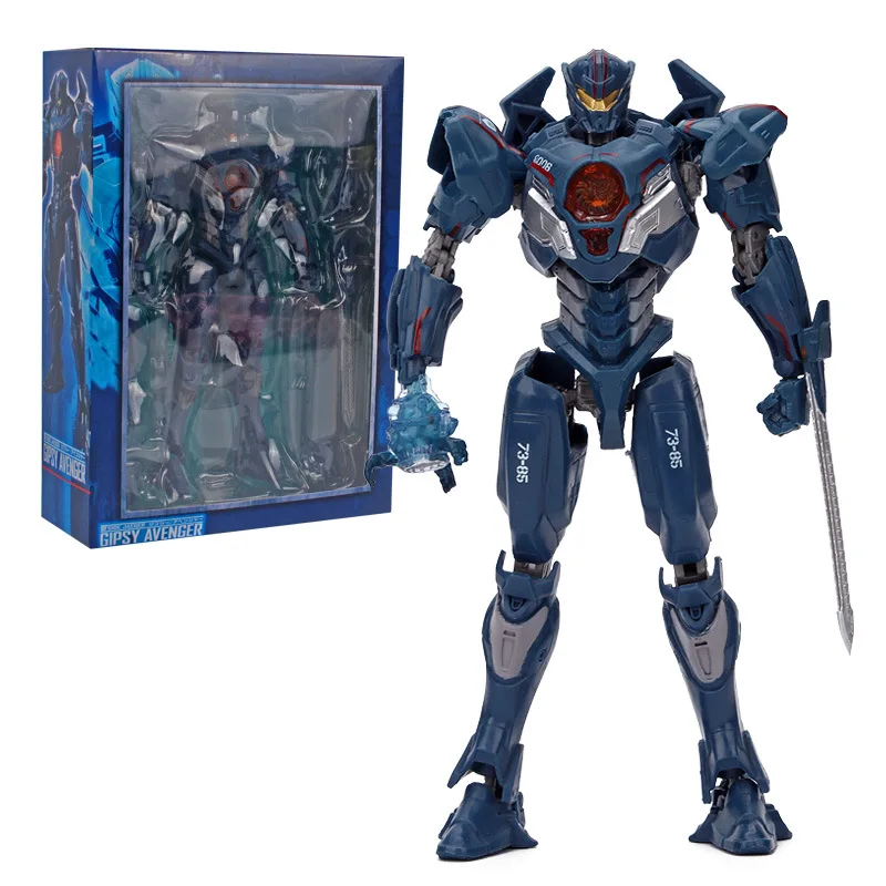 18cm Pacific Rim 2 Gipsy Avenger Mecha Movie Action Figures NECA Monster Pvc Model Collection Ornament Toys Gifts For Kids Boys