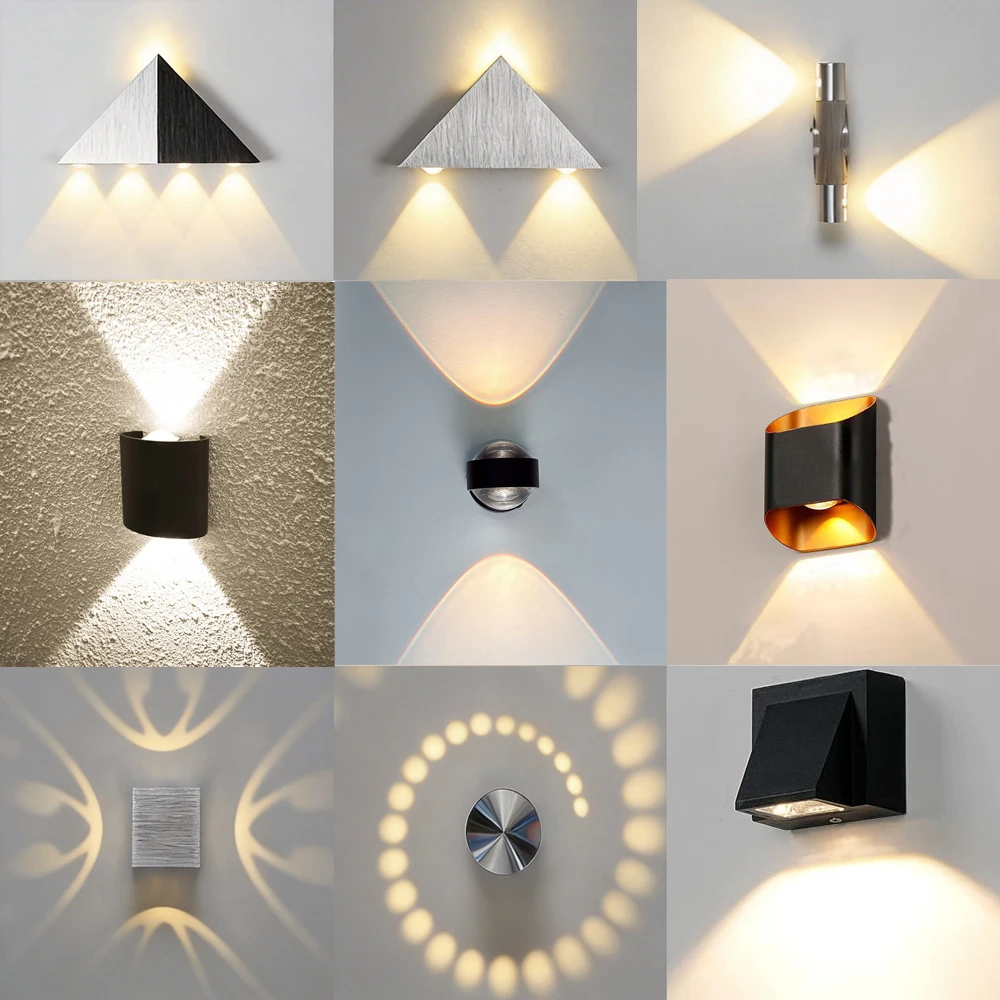 Modern LED Wall Sconce Lamp 2W 3W 6W Aluminum Room Light for Living Bedroom Hallway Corridor - Energy Efficient Artistic Decor