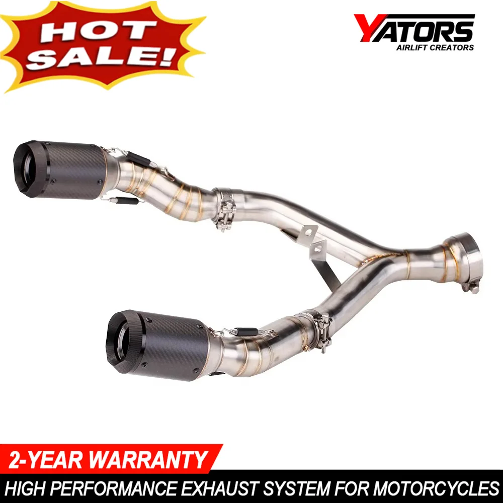 Motorcycle Middle Mid Pipe Exhaust Muffuer Kits For Z1000 Z1000SX 2011 2012 2013 2014 2015 2016 2017 2018 2019 2020