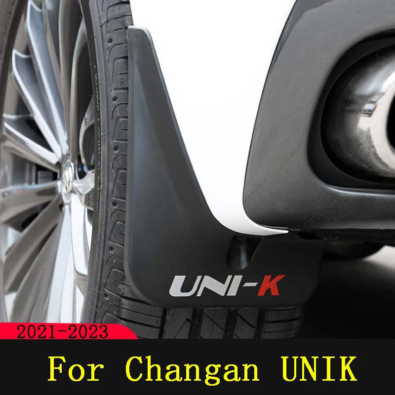 Car Mud Flaps Fit For Changan UNI-K UNIK 2021-2023 ABS Mudguard Splash Guard Fender Accessories