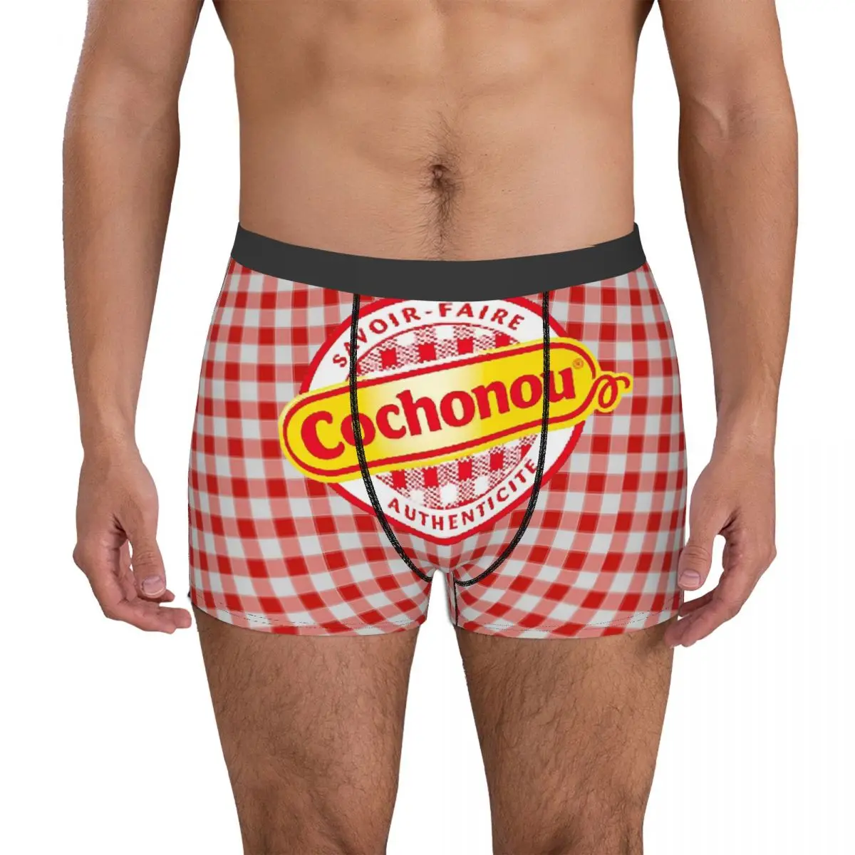 Pig Cochonou-Calzoncillos Bóxer con Logo 1 para hombre, ropa interior muy transpirable, pantalones cortos estampados de alta calidad, regalos de cumpleaños