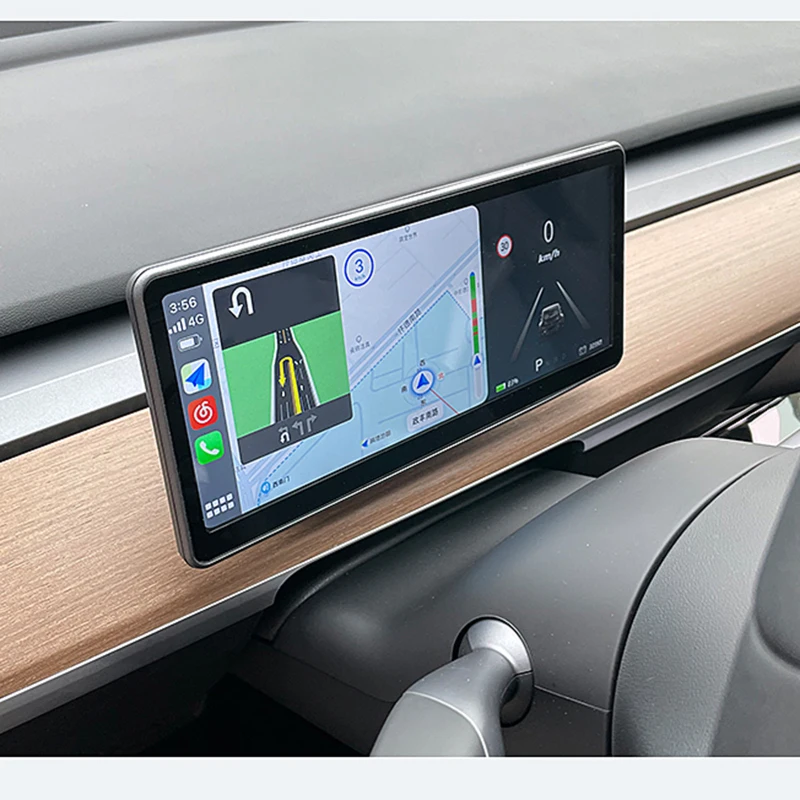 

Для Tesla Model 3 Model Y Автомобильная цифровая панель приборной панели Виртуальный приборный кластер Кабина ЖК-спидометр Мультимедийный GPS-дисплей