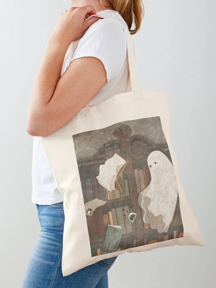 There's a Poltergeist in the Library Again... Tote Bag custom canvas bag Custom bag foldable reusable bags for women