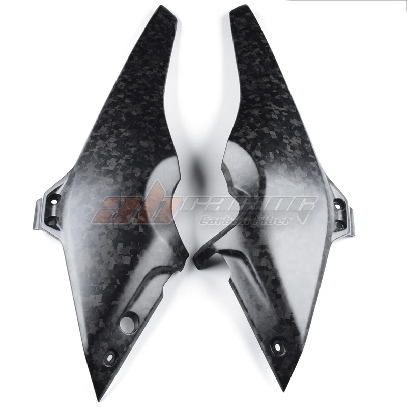 Motorcycle Acccesories Seat Side Middle Panels Fairing For Yamaha Tmax560 2023 2024 Full Twill Forged Carbon Fiber 100%