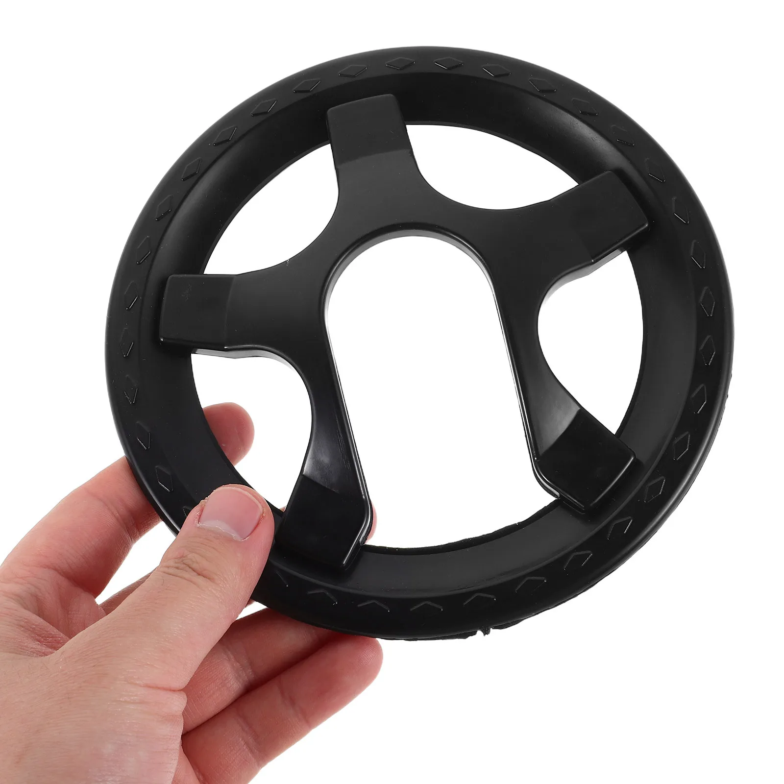 

Universal 5-Hole Chainring Guard Bicycle Crankset Protector Easy Install Prevents Damage 36 Teeth Bike Chain Protection