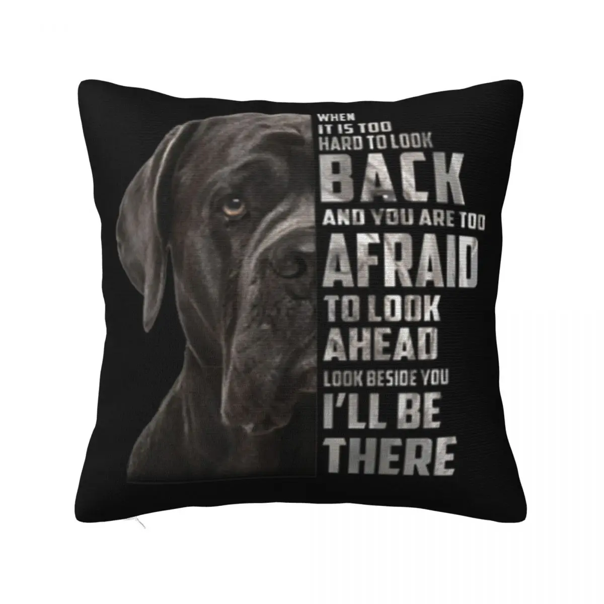 Cane Corso When It Is Too Hard To Look Back And You Are Too Harajuku Brand Style Print Pillow Case