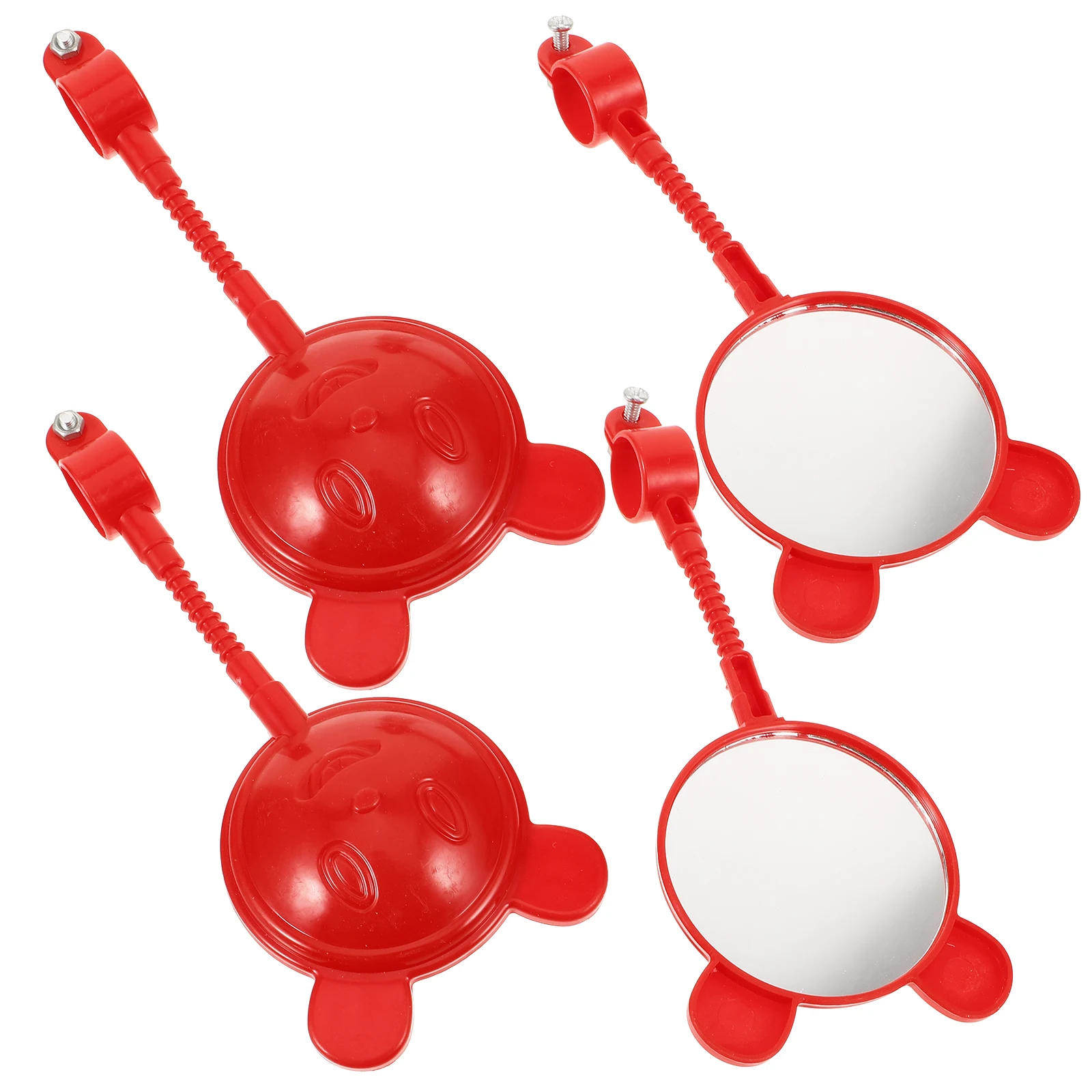 

4pcs Kids Bike Handlebar Toddler Scooter Rear View Mirror Bicycle Safety Reflective Mirror Universal Fit For Scooters Durable