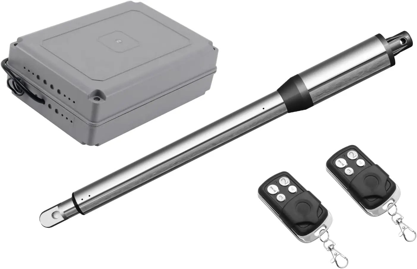 Abridor de portão automático C01 com kit completo remoto para portão giratório único de até 440 lb 16 pés, abridor de portão elétrico médio · Venda quente