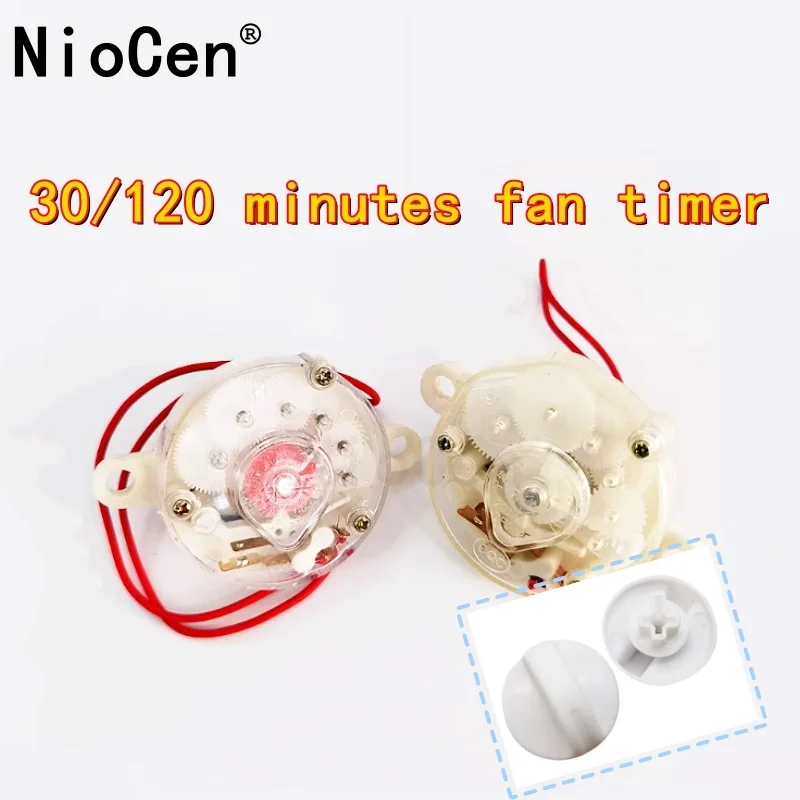 （1pcs）Electric fan timer mechanical switch 120 minutes 60 minutes with knob